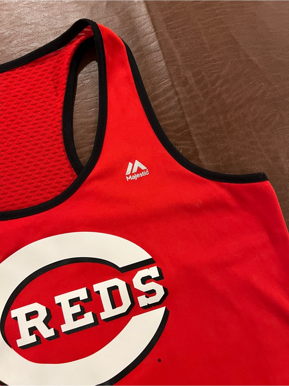 Cincinnati Reds Women’s Activewear Razor Back Tank Top - Large - Picture 3 of 10